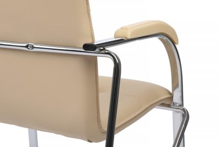 Стул Самба с пластиковыми подлокотниками SMB-03H Бежевый (Бежевый)