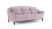 Диван 3-местный раскладной Monreal (2510x1050x1000) Розовый (Розовый)