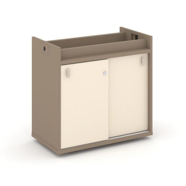 Тумба опорная - купе ES.TON-3 (750х406х725) (Латте/Сатин/Металл Латте)