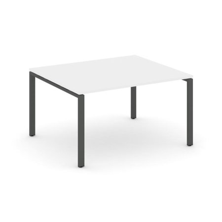 Стол переговорный SN-6P.SPRG-033.3 (1380х1180х750) (Белый/Металл Антрацит)