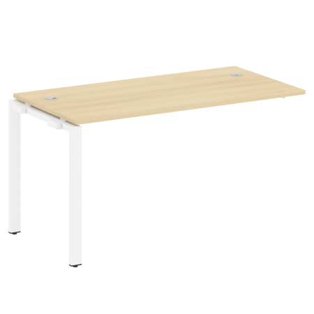 Проходной наборный элемент рабочей станции Metal System Style БП.ПРС-СП-1.3 1400x720x750 (Акация/Белый металл)