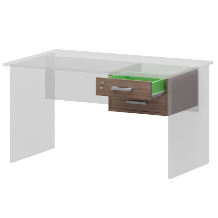 Тумба подвесная Арго АТ-02 430x450x280 (Темный шимо)