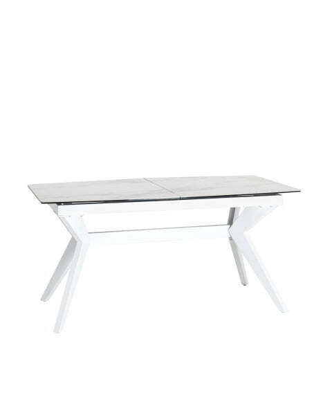 Стол обеденный Аркада раскладной 160-210*90 керамика светлая (Стол обеденный Аркада серый)