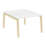 Рабочая станция на деревянных опорах Onix Wood OW.D.RS-2.2.7 1180x1475x750 (Тиквуд Светлый/Дуб Темный)