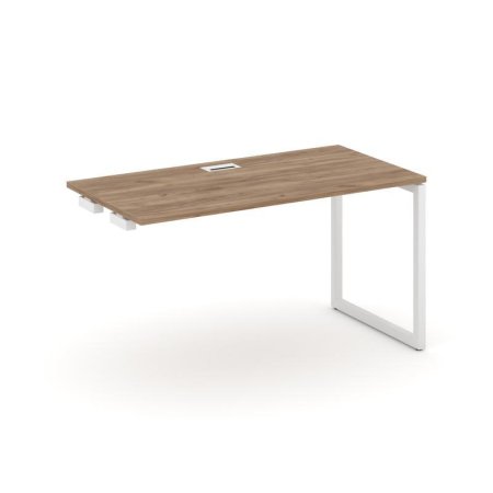 Стол-приставка к опорным элементам SN-4O.OPRS-011 (980х700х750) (Дуб Табак/Металл Белый)