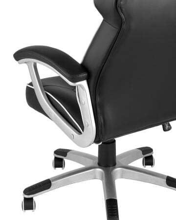 Кресло игровое TopChairs Phantom черное (Геймерское кресло Phantom черный)