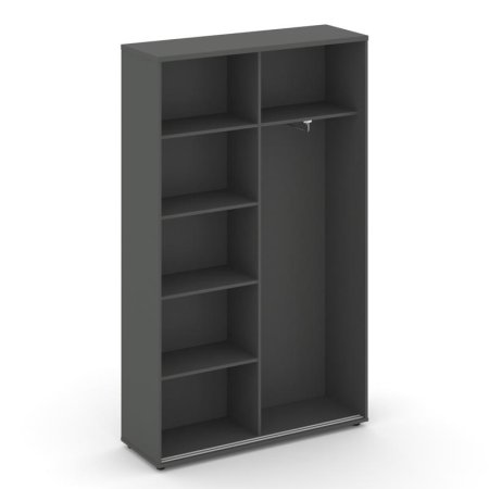 Шкаф-купе комбинированный SN.SHK.E-002 (1200х400х1982) (Антрацит)