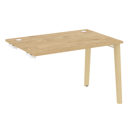 Стол-приставка к опорным элементам на деревянных опорах Onix Wood OW.SPR-2.8 1180x800x750 (Тиквуд Светлый/Дуб Светлый)