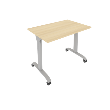 Стол складной мобильный Mobile system СМ-2 1000x650x757 (Акация Лорка/Серый металл)