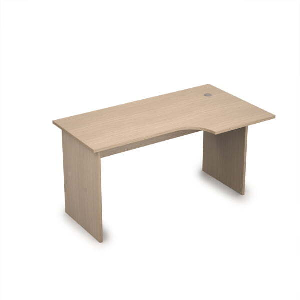 2С.045 Стол криволинейн.прав. 1400x800x750 (Дуб)