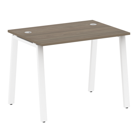 Стол письменный Metal System Style БА.СП-1 1000x720x750 (Вяз/Белый металл)