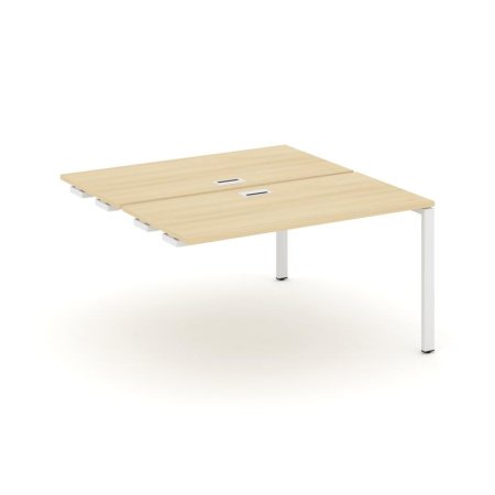 Стол-приставка к опорным элементам SN-6P.DPRS-014 (1580х1432х750) (Акация Лорка/Металл Белый)