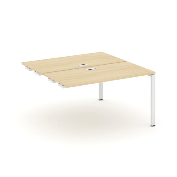 Стол-приставка к опорным элементам SN-6P.DPRS-023 (1380х1632х750) (Акация Лорка/Металл Белый)