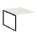 Проходной наборный элемент переговорного стола Metal System Style БО.ППРГ-1 1000x1235x750 (Дуб Наварра/Серый металл)