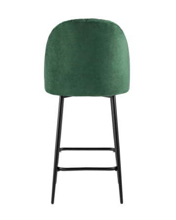 Стул полубарный Марсель велюр зеленый (Стул полубарный Марсель зеленый)