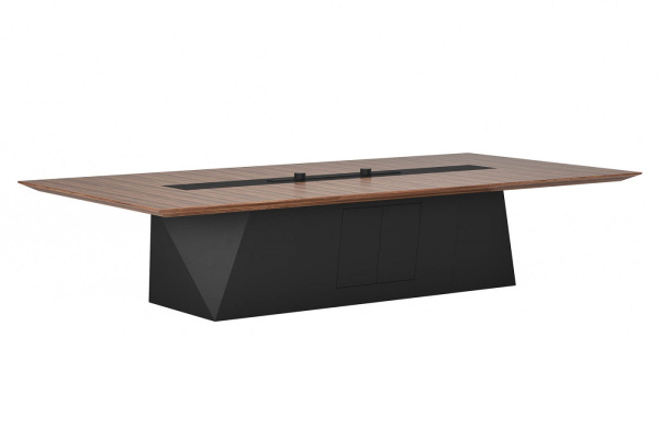 Стол переговорный SUZ3618 (3600х1800х750) (Шпон золотистого ореха)