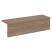 Накладка прямая низкая для О.R-F.MP.V-158 Onix О.R-NP.N-158.1 1120x327x297 (Тиквуд Светлый)