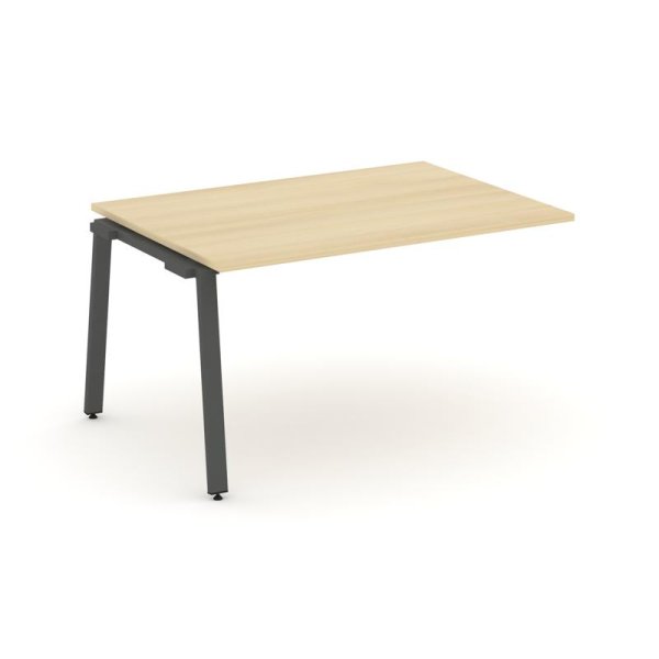 Проходной наборный элемент переговорного стола SN-6A.NSPRG-001.3 (980х980х750) (Акация Лорка/Металл Антрацит)