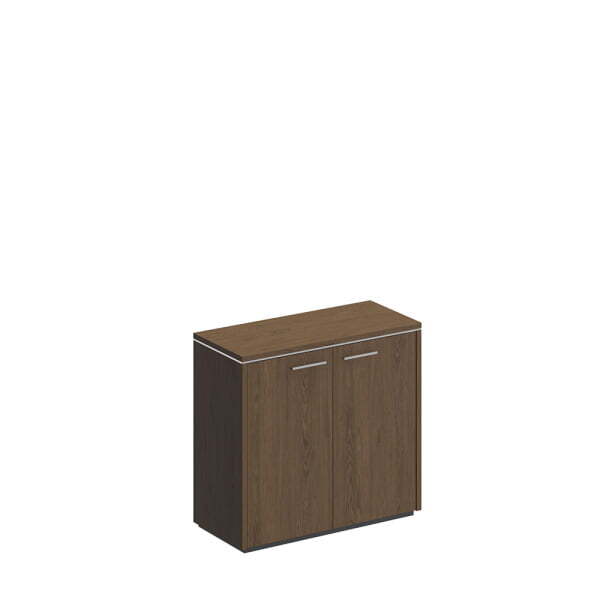 Шкаф для документов низкий закрытый Velar ВЛ 311 ДТ 940x410x870 (Дуб табачный)