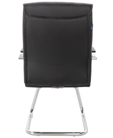 AL 755 V Кресло посетителя, экокожа (Черный)