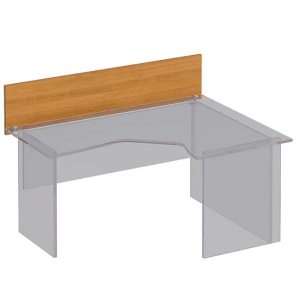 Экран настольный без кронштейнов Формула ФР 414 1600x380x16 (Вяз светлый)