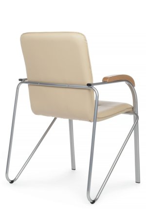 Стул Самба с деревянными подлокотниками SMB-02 Бежевый (Бежевый)