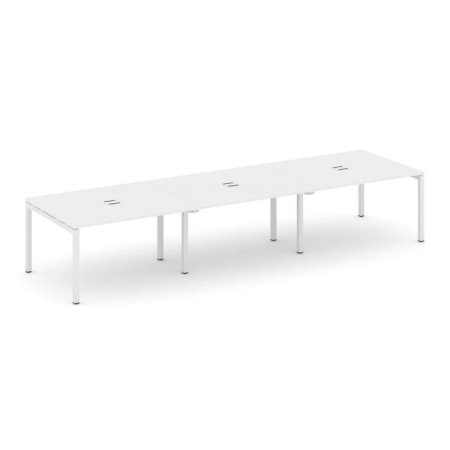 Стол переговорный SN-5P.SPRG-053 (4410х1180х750) (Белый/Металл Белый)