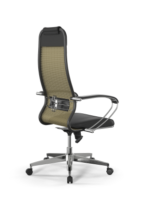 Кресло для руководителя Метта Sit 10 B1-115K - T+Extra /Um00/Wm12/K1cL(M09.B22.G18.W02) (Золотой | Черный)