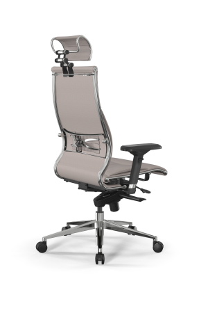 Кресло для руководителя Метта Samurai L2-10D - Infinity /Kc06/Nc06/D04P/H2cL-3D(M06.B32.G11.W03) (Светло-бежевый)