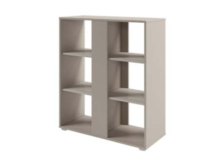 Стеллаж с планкой средний Solution D-73 950x396x1096 (Акация Морава/Кашемир)