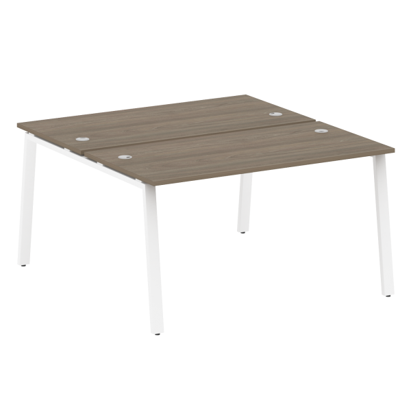 Рабочая станция Metal System Style БА.РАС-СП-2.3 1400x1475x750 (Вяз/Белый металл)