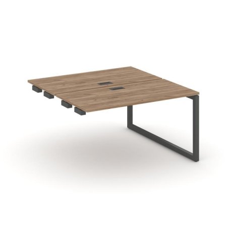 Стол-приставка к опорным элементам SN-5O.DPRS-024 (1580х1632х750) (Дуб Табак/Металл Антрацит)