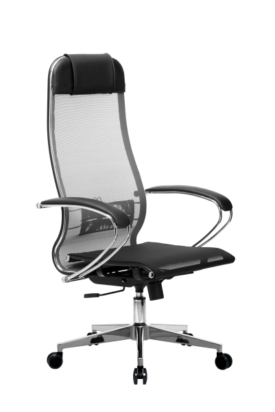 Кресло для руководителя Метта МЕТТА-4(MPRU)/подл.131/осн.004 (Серый)