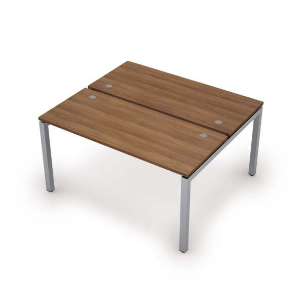 6МБ.5269 Бенч-система на 2 рабочих места (1400x1235x750) (Шамони темный/Алюминий матовый)