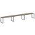 Рабочая станция Metal System Style БО.СМ-3.5 5400x720x750 (Дуб Наварра/Серый металл)
