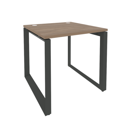 Стол рабочий на О-образном м/к Onix O.MO-SP-0.8 780x800x750 (Дуб Аризона/Черный металл)