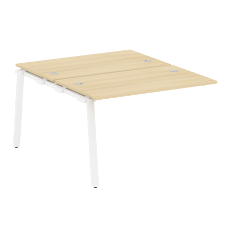 Проходной наборный элемент рабочей станции Metal System Style БА.ПРС-СП-2.2 1200x1475x750 (Акация/Белый металл)