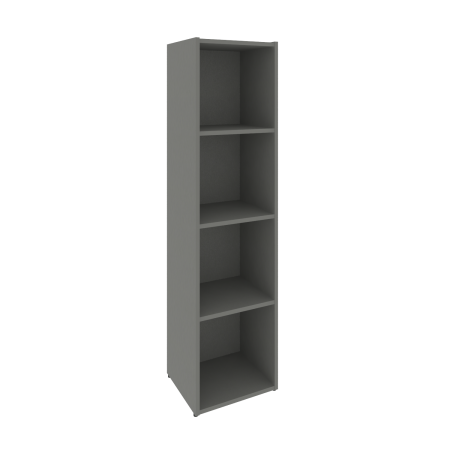 Модуль основной 4 ячейки Locker Plus LK.OM-4 408x350x1593 (Металлик)