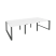 Рабочая станция на О-образном м/к Onix O.MO-D.RS-6.1.7 2940x1475x750 (Тиквуд Темный/Белый Металл)