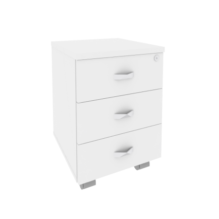 Тумба мобильная Onix O.TM-3 432x460x611 (Белый Бриллиант)