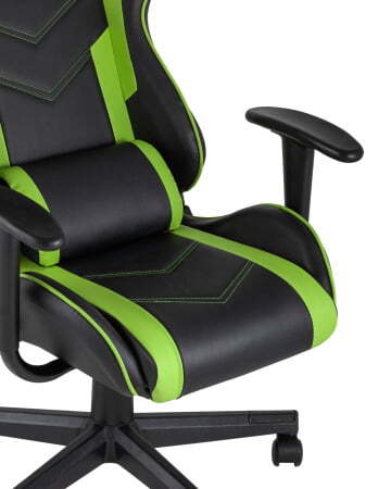 Кресло игровое TopChairs Impala зеленое (Геймерское кресло Impala зеленый)