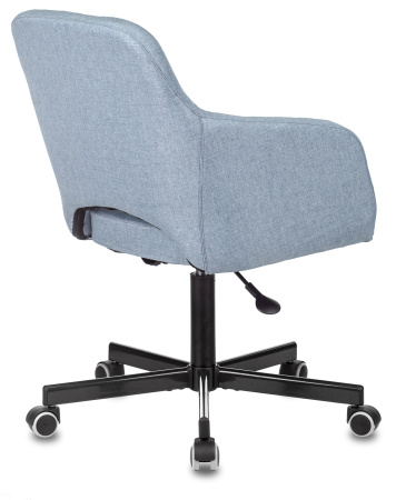 Кресло CH-380M стальное небо 38-405 крестов. металл (Синий)