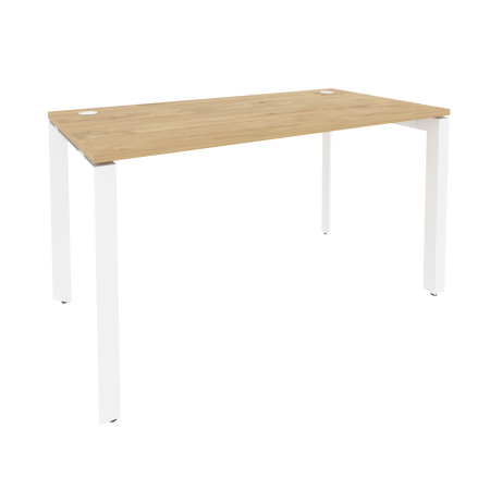 Стол рабочий на П-образном м/к Onix O.MP-SP-3.7 1380x720x750 (Тиквуд Светлый/Белый Металл)