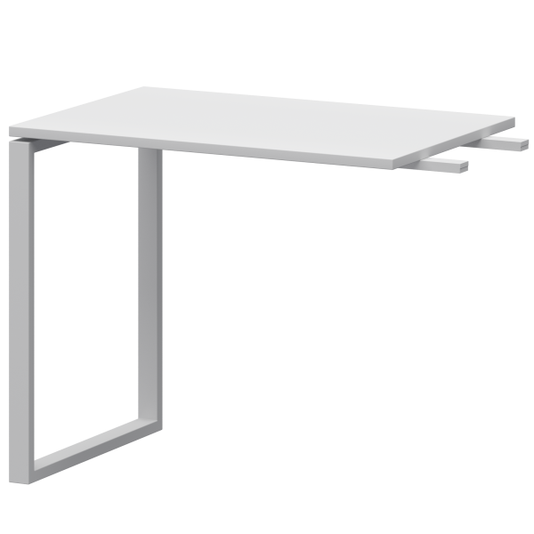 Бриф-приствка на металлокаркасе Арго-М АМ.О-090.60 900x600x760 (Белый/Белый)