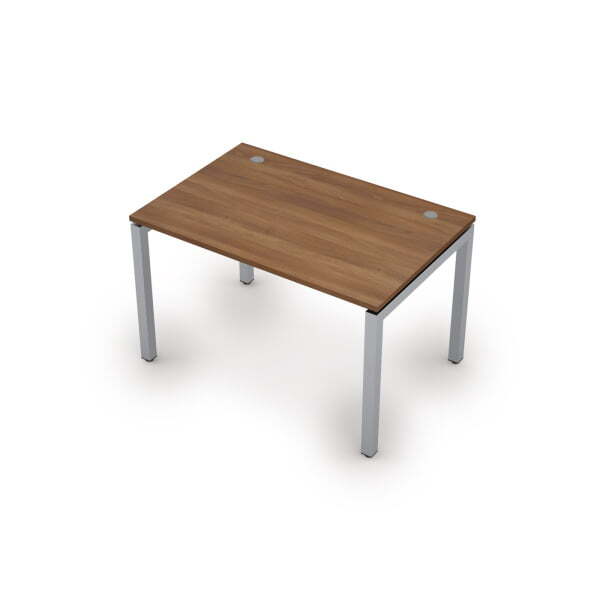 6М.588 Стол рабочий (1200x800x750) (Шамони темный/Алюминий матовый)