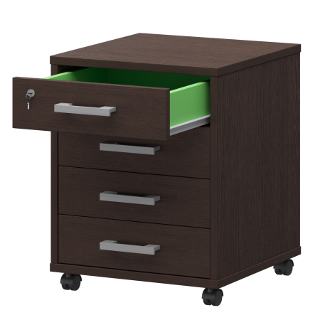 Тумба подкатная Арго АТЛ-04 440x450x600 (Дуб венге)