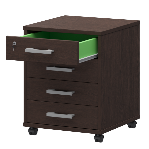 Тумба подкатная Арго АТЛ-04 440x450x600 (Дуб венге)