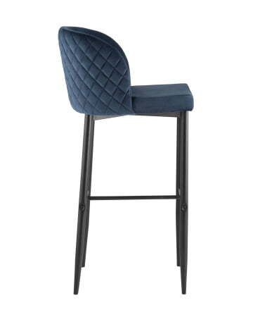 Стул барный Оскар велюр сине-зеленый (Стул барный Оскар сине-зеленый)