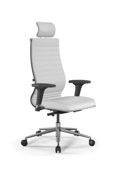 Кресло для руководителя Метта SynchroSit 10 B2-161D - Extra /Km02/Wm12/D02P/H3mL-2D(M24.B23.G18.W03) (Белый)