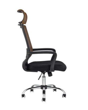 Кресло офисное TopChairs Style оранжевое (Компьютерное кресло Style оранжевый)
